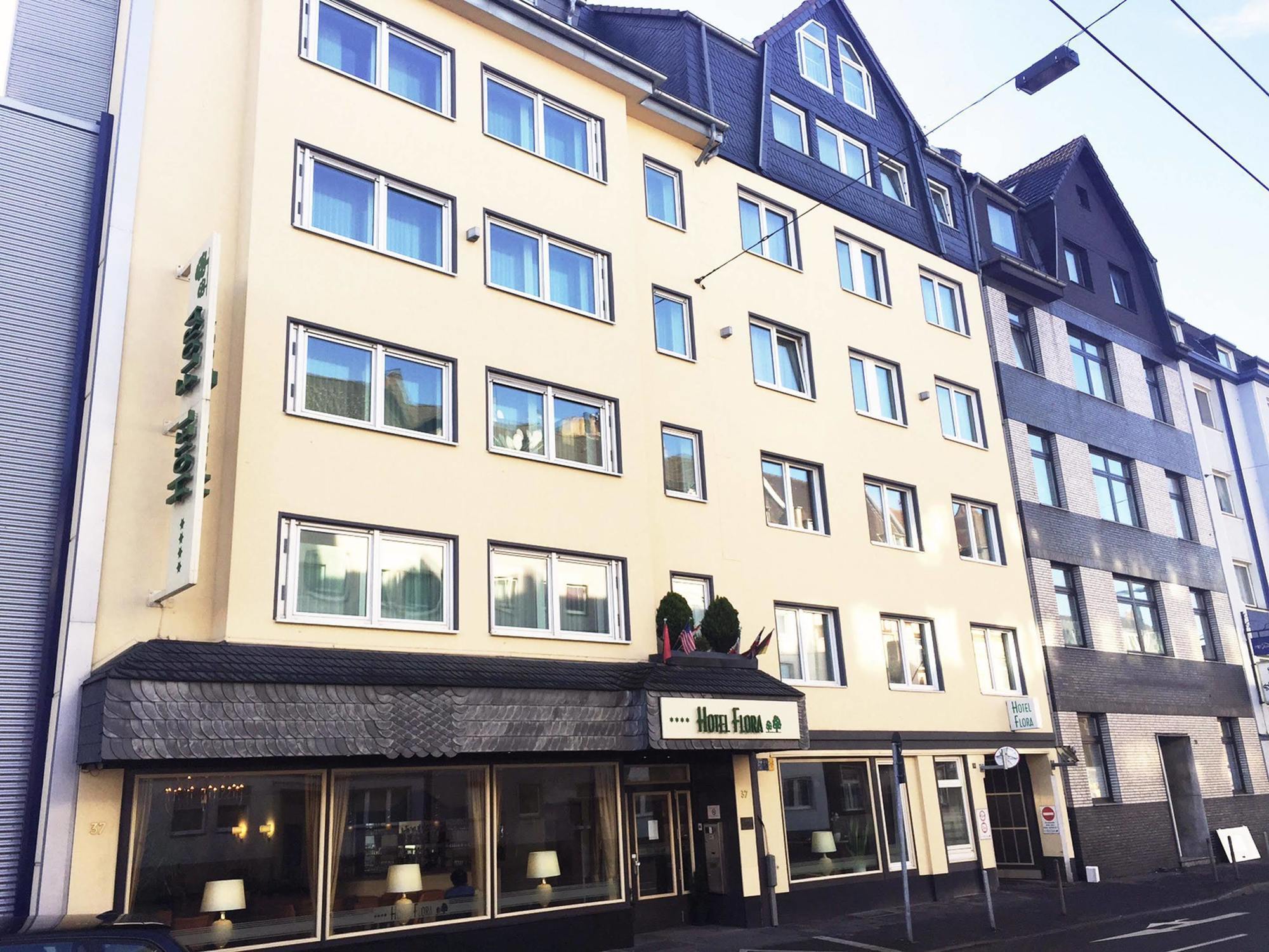 Hotel Flora Düsseldorf Exterior foto