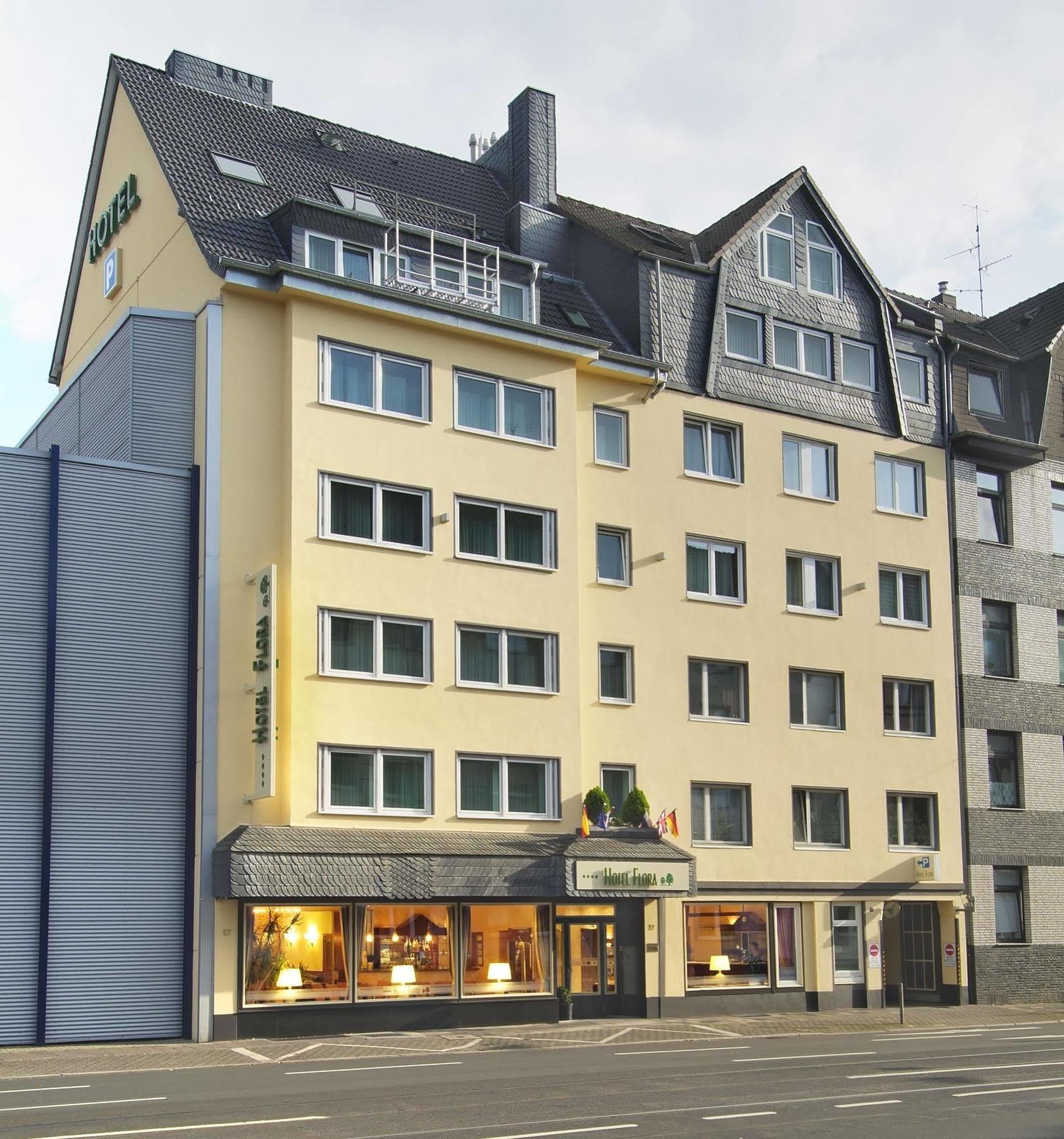 Hotel Flora Düsseldorf Exterior foto